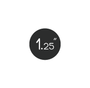 1.25in Round Button