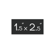 1.5in x 2.5in Rectangular Sticker
