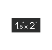 1.5in x 2in Rectangular Sticker