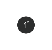 1in Round Button