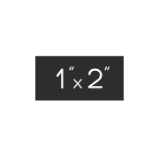 1in x 2in Rectangular Magnet