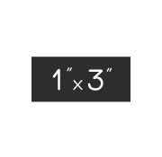 1in x 3in Rectangular Sticker