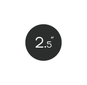 2.5in Round Button