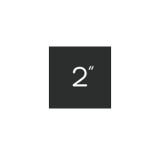 2in Square Button
