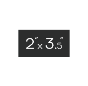 2in x 3.5in Rectangular Magnet