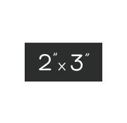 2in x 3in Rectangular Sticker