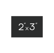 2in x 3in Rectangular Button
