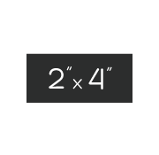 2in x 4in Rectangular Sticker